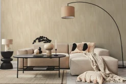 Vliestapete Holzoptik Struktur Creme Beige 39801-1