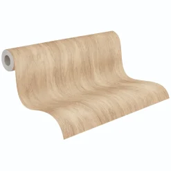 Vliestapete Holzoptik Struktur Beige Braun 39801-2