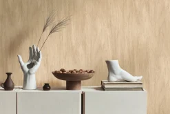 Vliestapete Holzoptik Struktur Beige Braun 39801-2