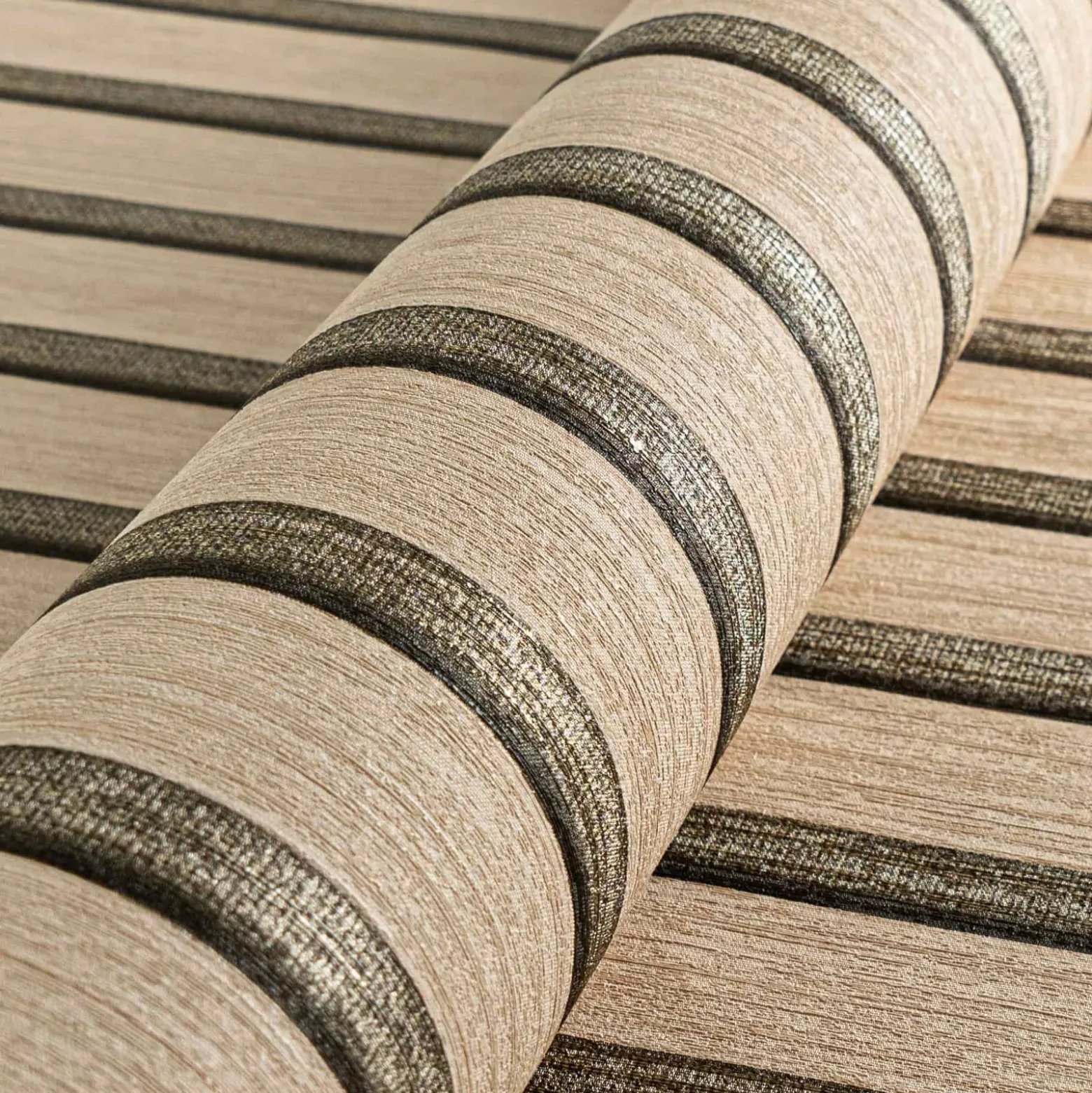 Vliestapete Holzpaneele Beige Gold Metallic 78665-1