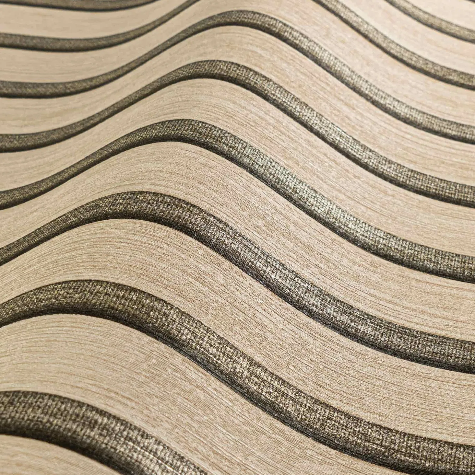 Vliestapete Holzpaneele Beige Gold Metallic 78665-1