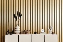 Vliestapete Holzpaneele Gold Metallic Schwarz 78627-2