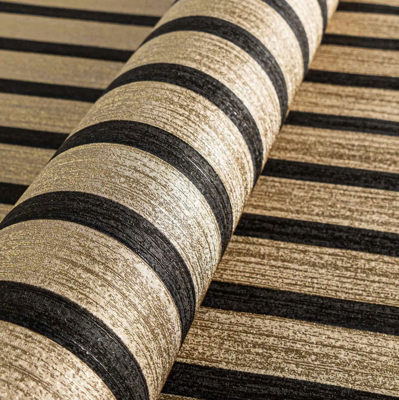Vliestapete Holzpaneele Gold Metallic Schwarz 78627-2