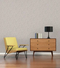 Vliestapete Holz Rattan grau 37706-6