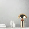 Vliestapete Illustration Weiß Creme Metallic 82435