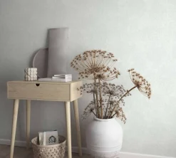 Vliestapete Ivy Mosaik Grau Weiß 82289 Novamur