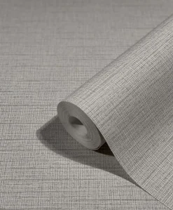 Vliestapete Ivy Uni Struktur Grau 82292 Novamur