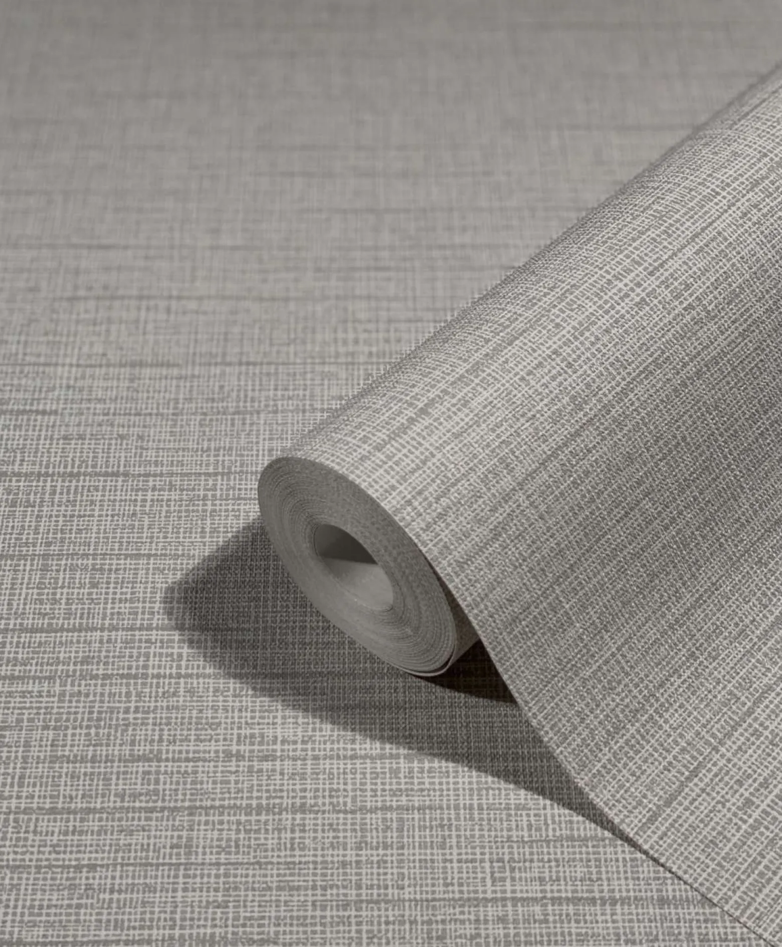 Vliestapete Ivy Uni Struktur Grau 82292 Novamur