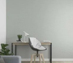 Vliestapete Ivy Uni Struktur Grau 82292 Novamur