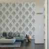 Vliestapete Jette Joop Barock anthrazit grau Glanz 33924-1