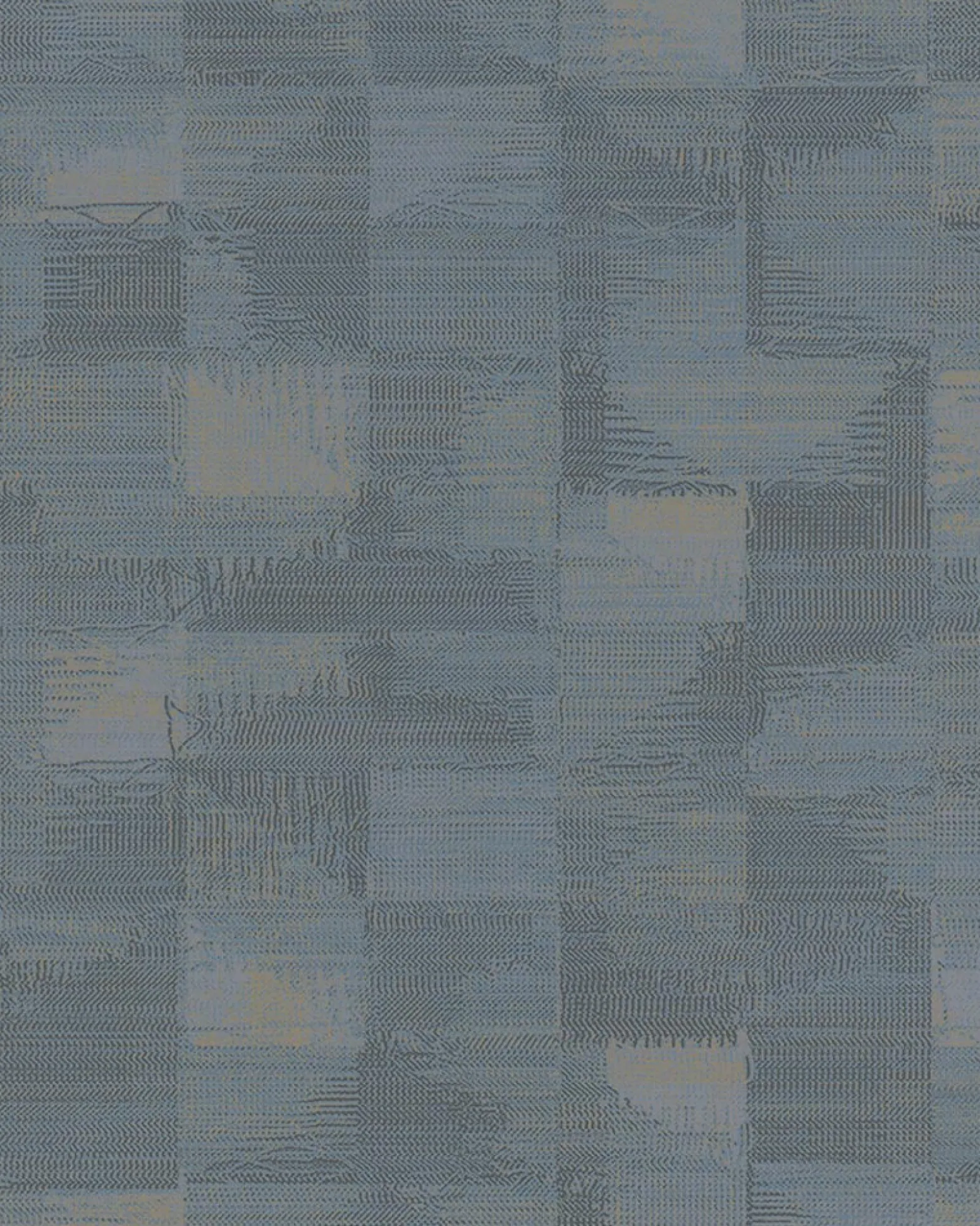 Vliestapete Kacheln Abstrakt anthrazit blau beige 31218