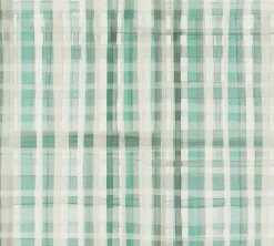 Vliestapete Kariert Textiloptik Blau Creme 78224-3