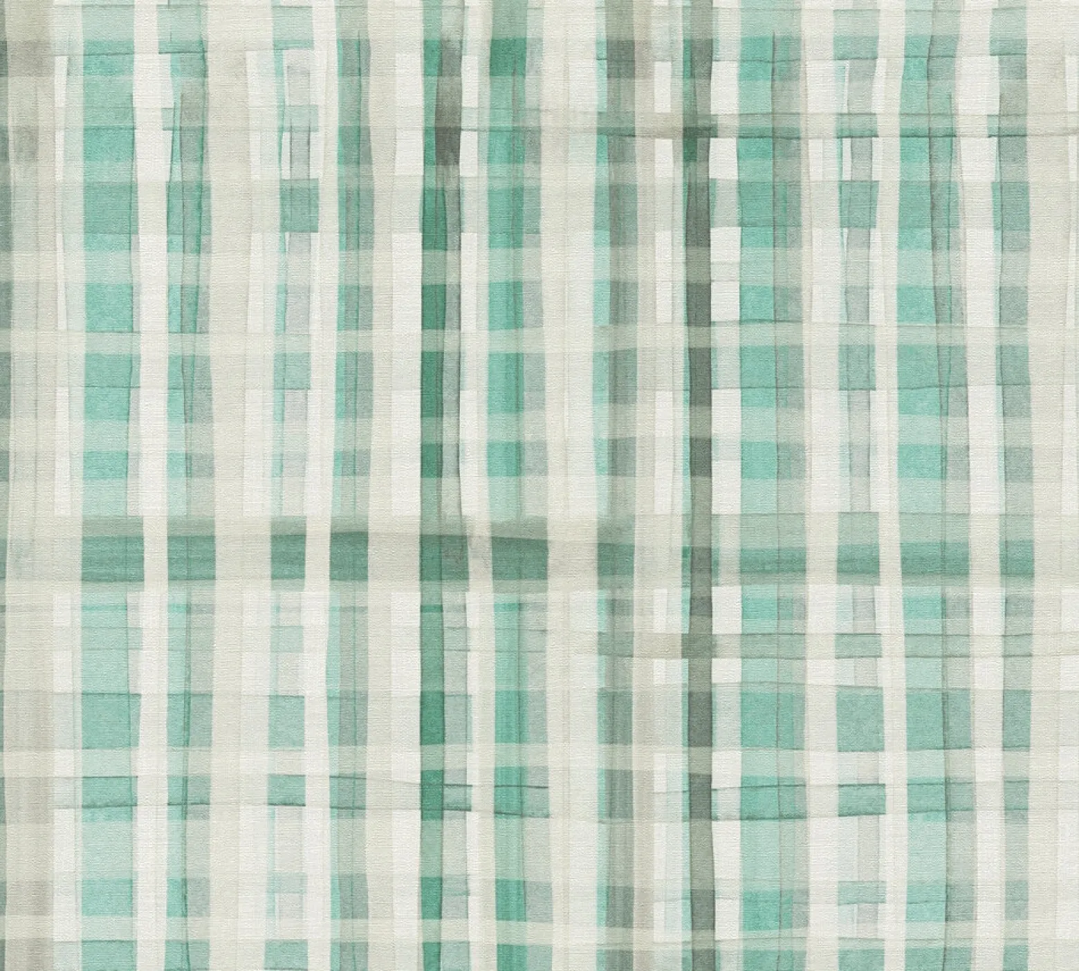 Vliestapete Kariert Textiloptik Blau Creme 78224-3