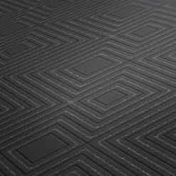 Vliestapete Karo 3D Grafik anthrazit Glitzer 37758-1