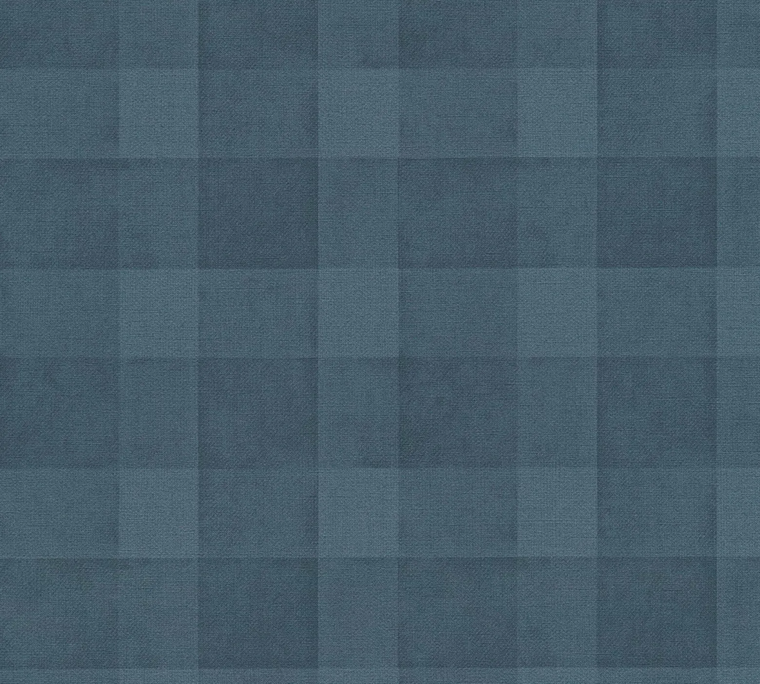 Vliestapete Karo Muster Textil Optik Blau 38664-2