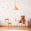 Vliestapete Kinder Ballons Wolken Creme Rosa 77077-1