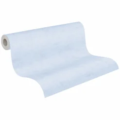Vliestapete Kinder Einfarbig Betonoptik Hellblau 77178-5