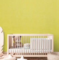Vliestapete Kinder Einfarbig Betonoptik Gelb Grün 77179-3