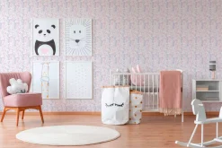 Vliestapete Kinder Floral Blumen lila rosa weiß 38118-1