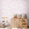 Vliestapete Kinder Floral Zweige Blumen Rosa 77079-1