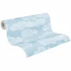 Vliestapete Kinder Himmel Wolken Blau Weiß 77143-1