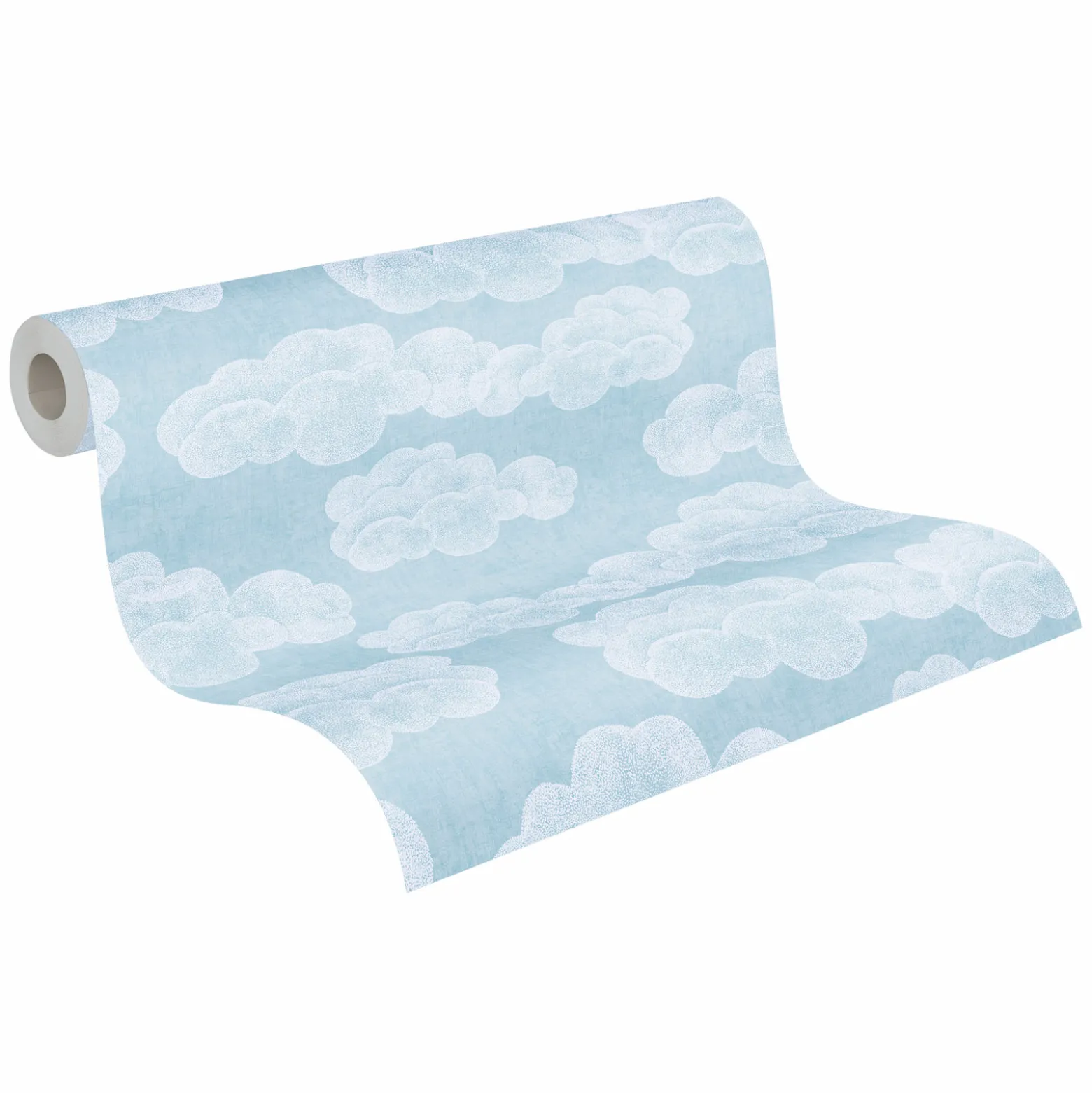 Vliestapete Kinder Himmel Wolken Blau Weiß 77143-1