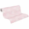 Vliestapete Kinder Kreise Abstrakt Rosa Weiß 77139-2