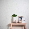 Vliestapete Kinder Punkte blau gelb weiß 38116-2