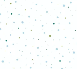 Vliestapete Kinder Punkte blau grün weiß 38116-1