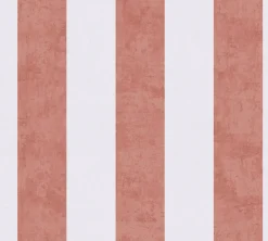 Vliestapete Kinder Streifen Rot Creme 77078-6