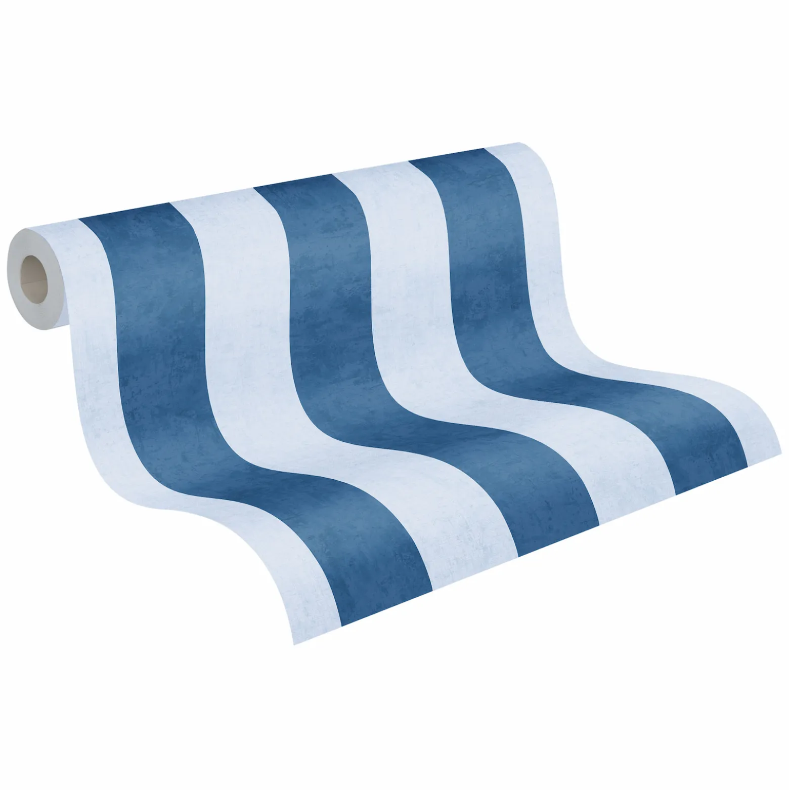 Vliestapete Kinder Streifen Muster Blau 77078-5