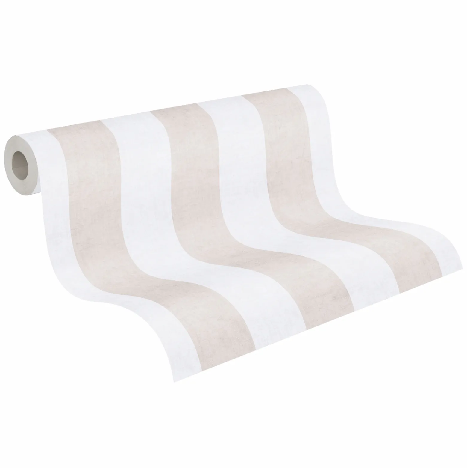 Vliestapete Kinder Streifen Beige Creme 77078-1