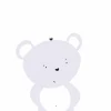 Vliestapete Kinder Teddybären rosa grau weiß 38136-2