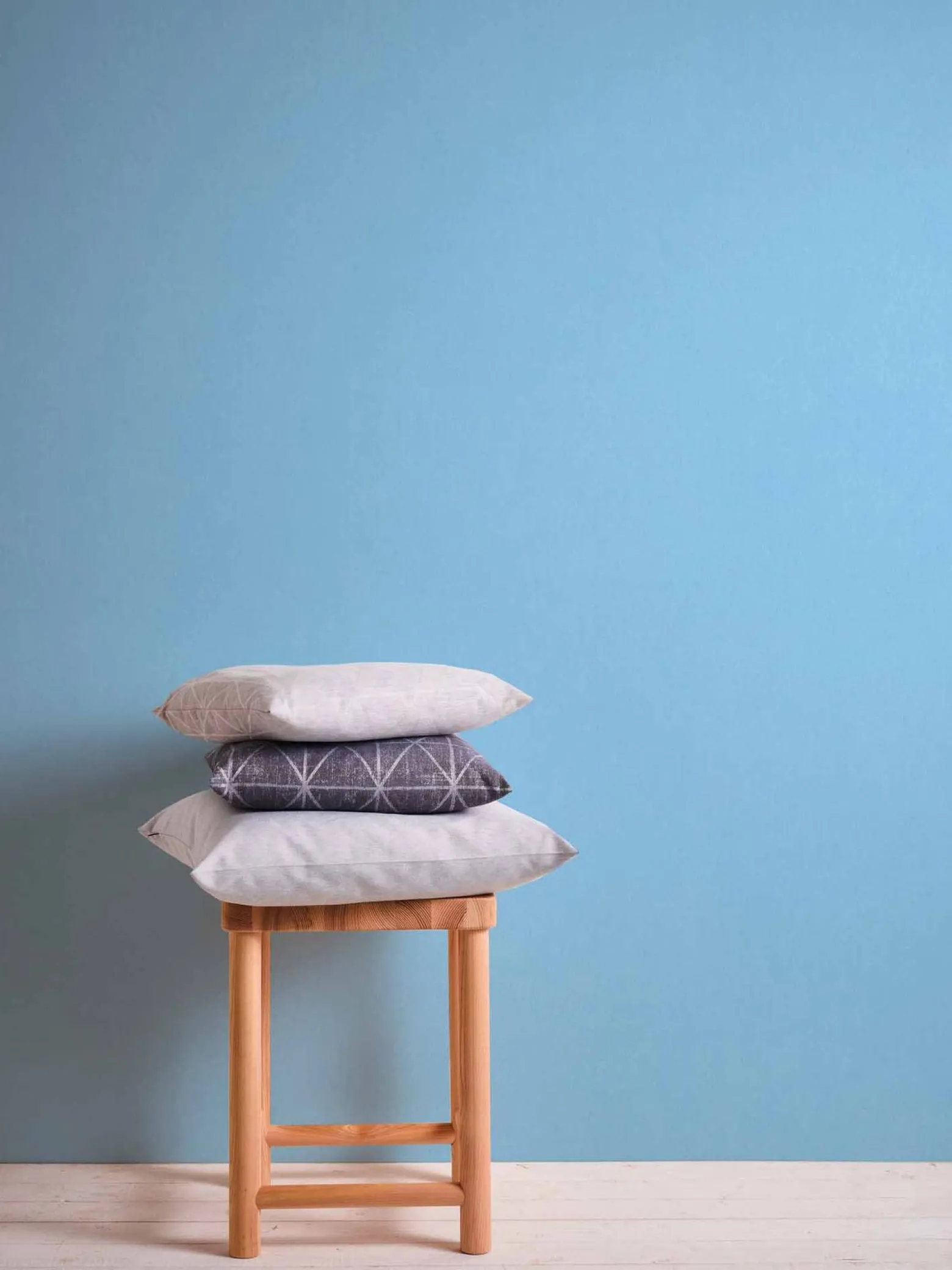 Vliestapete Kinder Uni-Design blau 38327-3