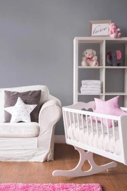 Vliestapete Kinder Uni-Design dunkelgrau 38323-5