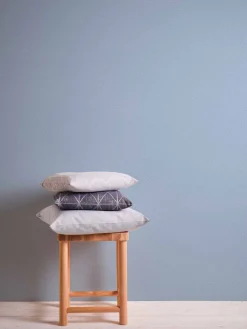 Vliestapete Kinder Wellen Striche blau grau 38145-1