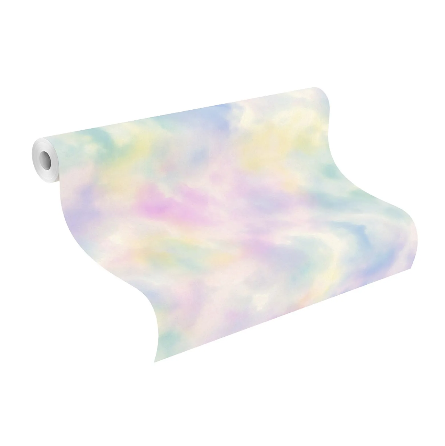 Vliestapete Kinder Wolkenhimmel pastell Glitzer 818017