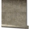 Vliestapete Kork Patina greige gold Metallic 85747