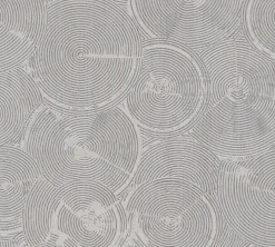 Vliestapete Kreise Grafik grau silber Metallic 37900-2