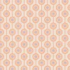 Vliestapete Kreise Retro Grafik Beige Orange 39537-5