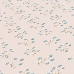 Vliestapete Landhaustil Blumen Creme Blau Grün 39074-2