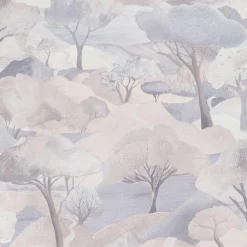 Vliestapete Landschaft Wald Beige Grau 10433-02