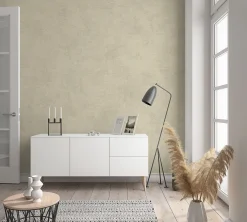 Vliestapete Leinen-Optik beige-braun Metallic 32421