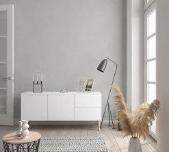 Vliestapete Leinen-Optik grau Marburg 32401