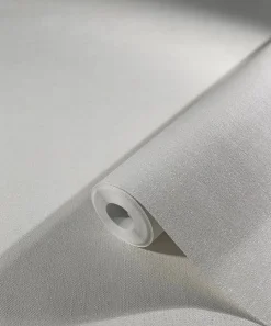 Vliestapete Leinen-Optik weiß Marburg 32441