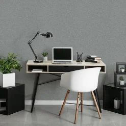 Vliestapete Linien Abstrakt Grau Silber Metallic 10383-47