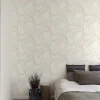 Vliestapete Linien Abstrakt Creme Gold Metallic A57215
