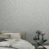 Vliestapete Linien Rauten Grau Silber Metallic 82404