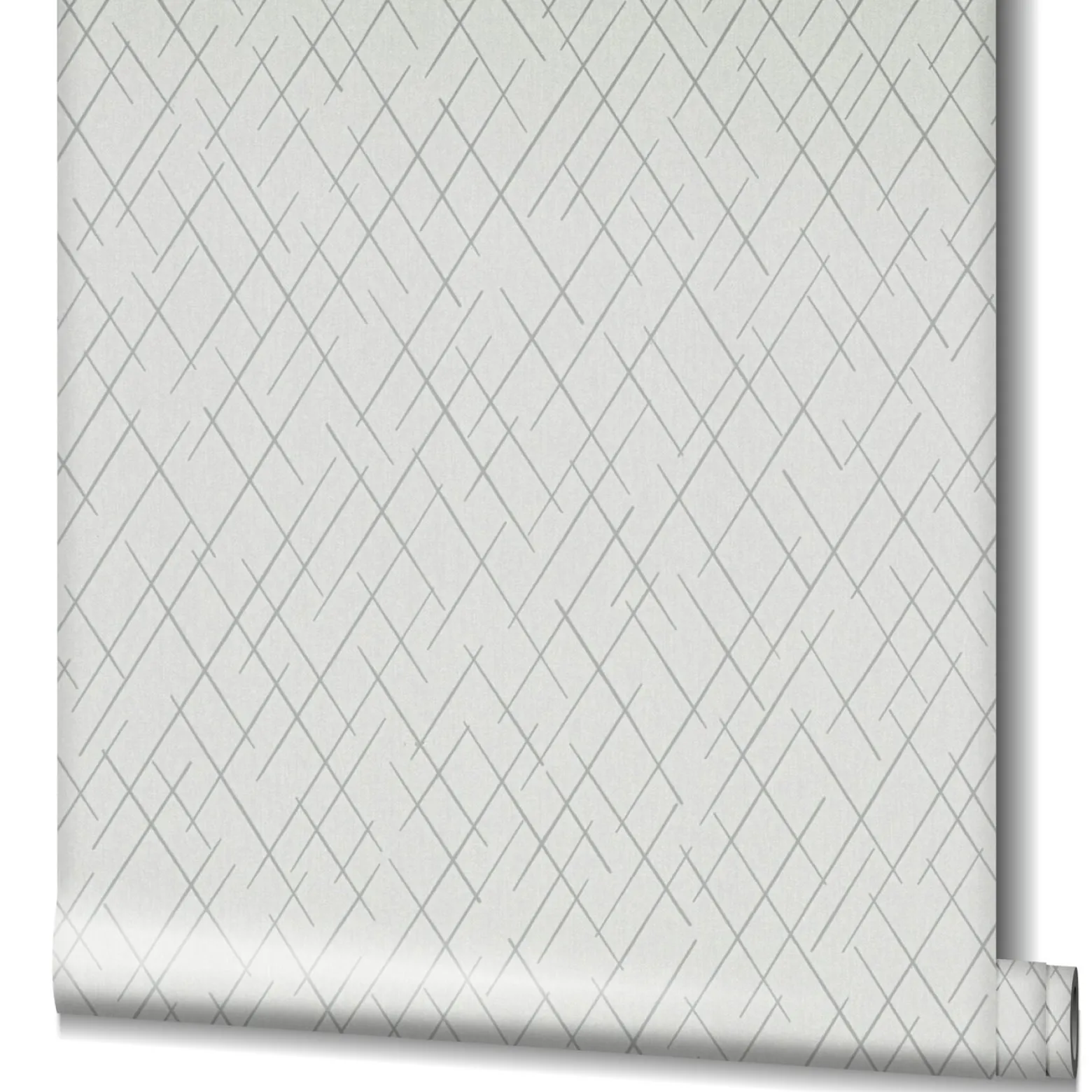 Vliestapete Linien Rauten Grau Silber Metallic 82404
