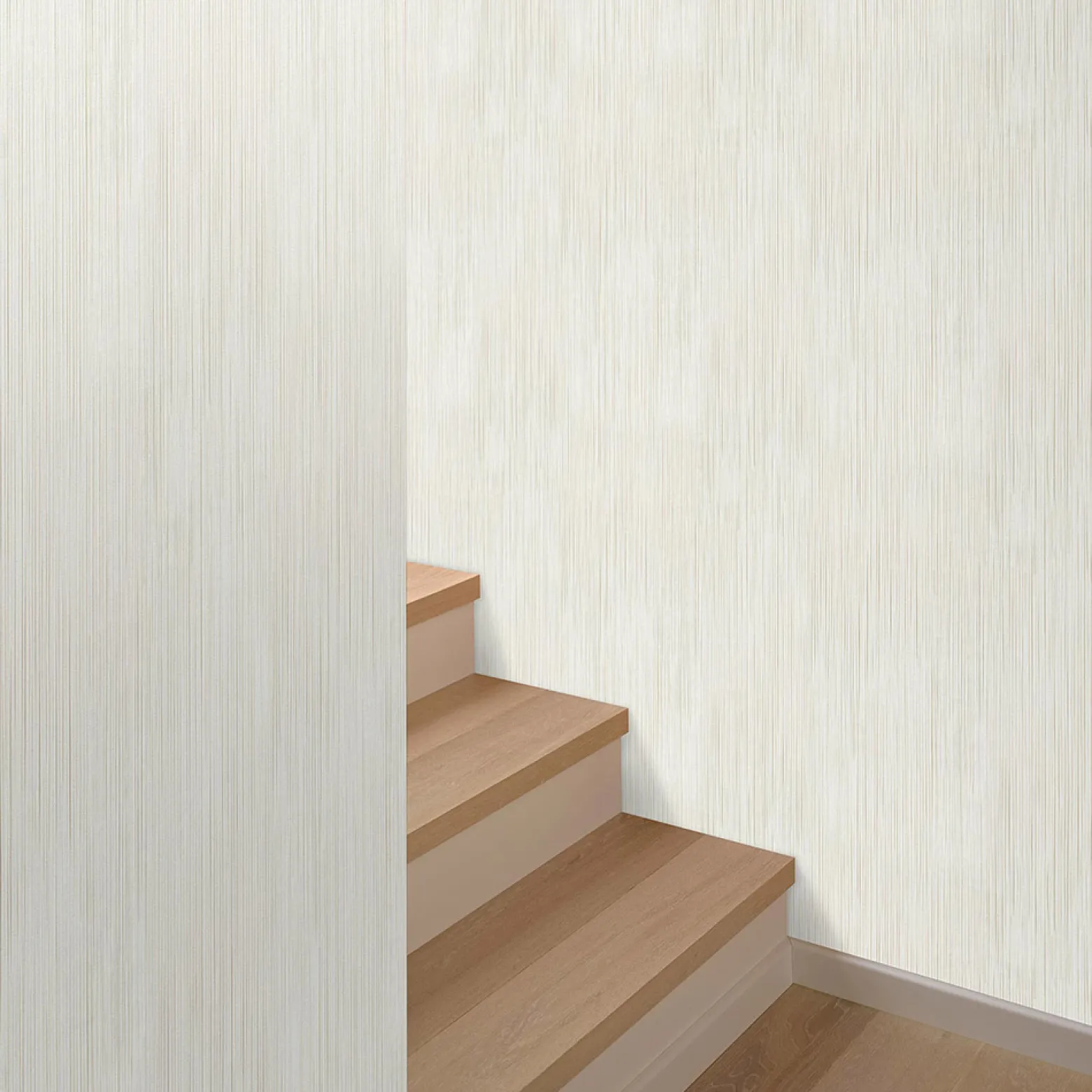 Vliestapete Linien Struktur Creme Beige Weiß 10533-02